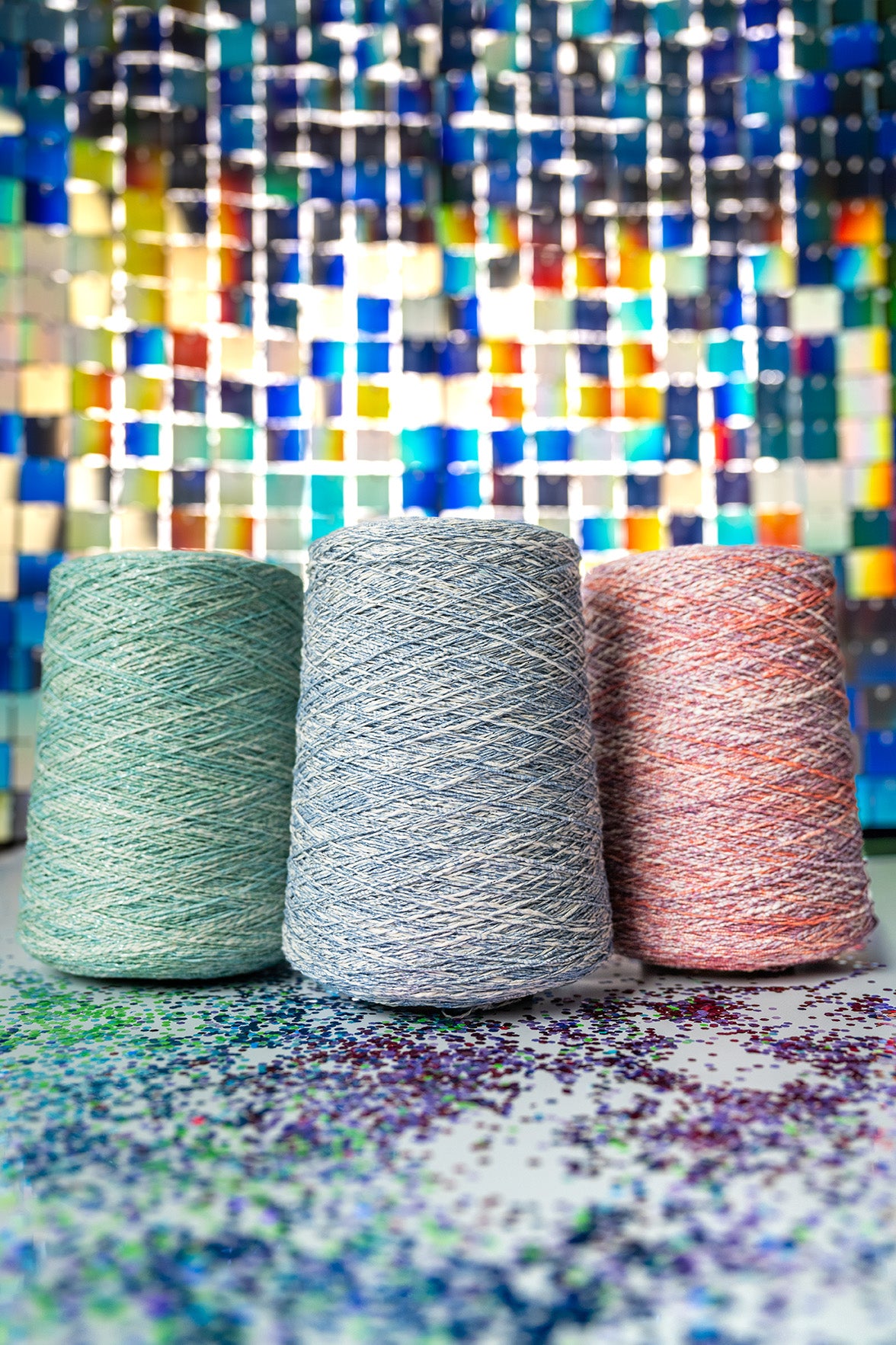 Glimmer Cone yarn