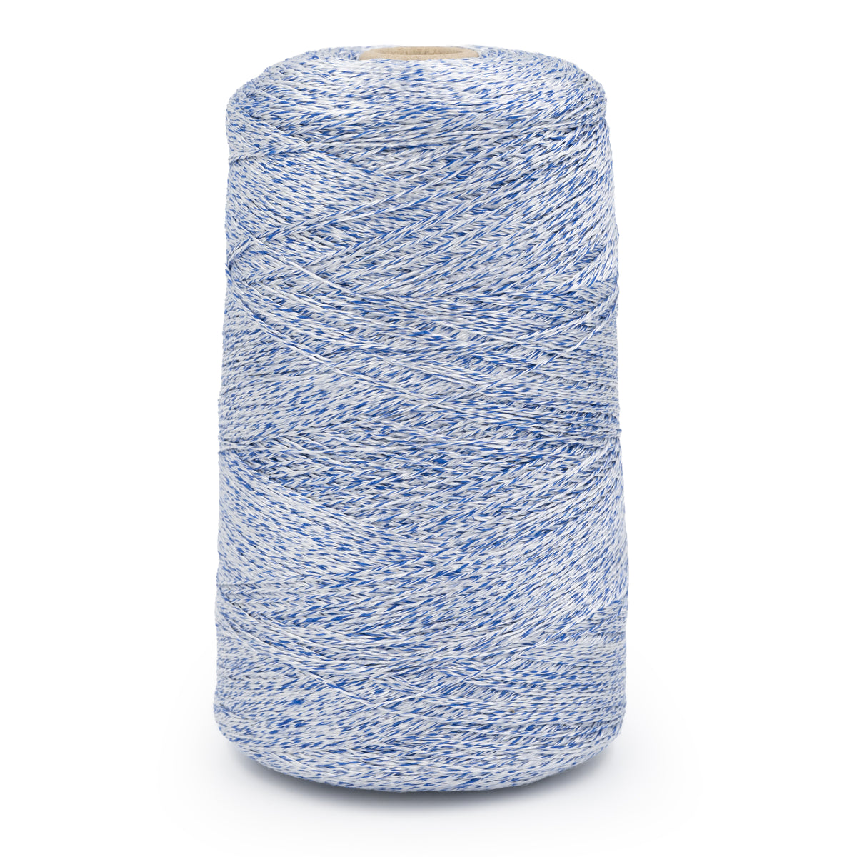 Zephyr with white  Rayon Linen Cone Yarn